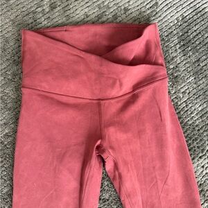 Lululemon Align High-Rise Crossover Leggings – Size 2 (Rosewood)